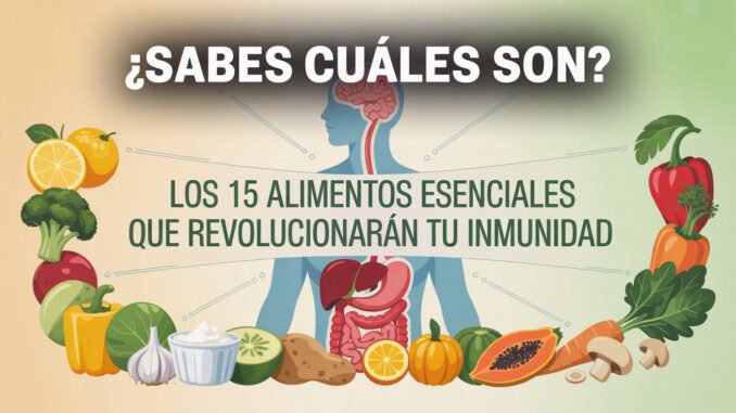 15 Alimentos que Refuerzan tu Sistema Inmunitario
