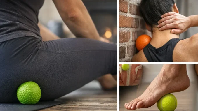 Automasaje con pelota El truco de los 2 minutos para el dolor de espalda y pies