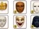 Test de personalidad con seis máscaras numeradas: máscara dorada ornamentada, máscara de madera natural, máscara blanca neutra, máscara agrietada, máscara sonriente teatral y máscara oscura melancólica para descubrir tu rol en 2026